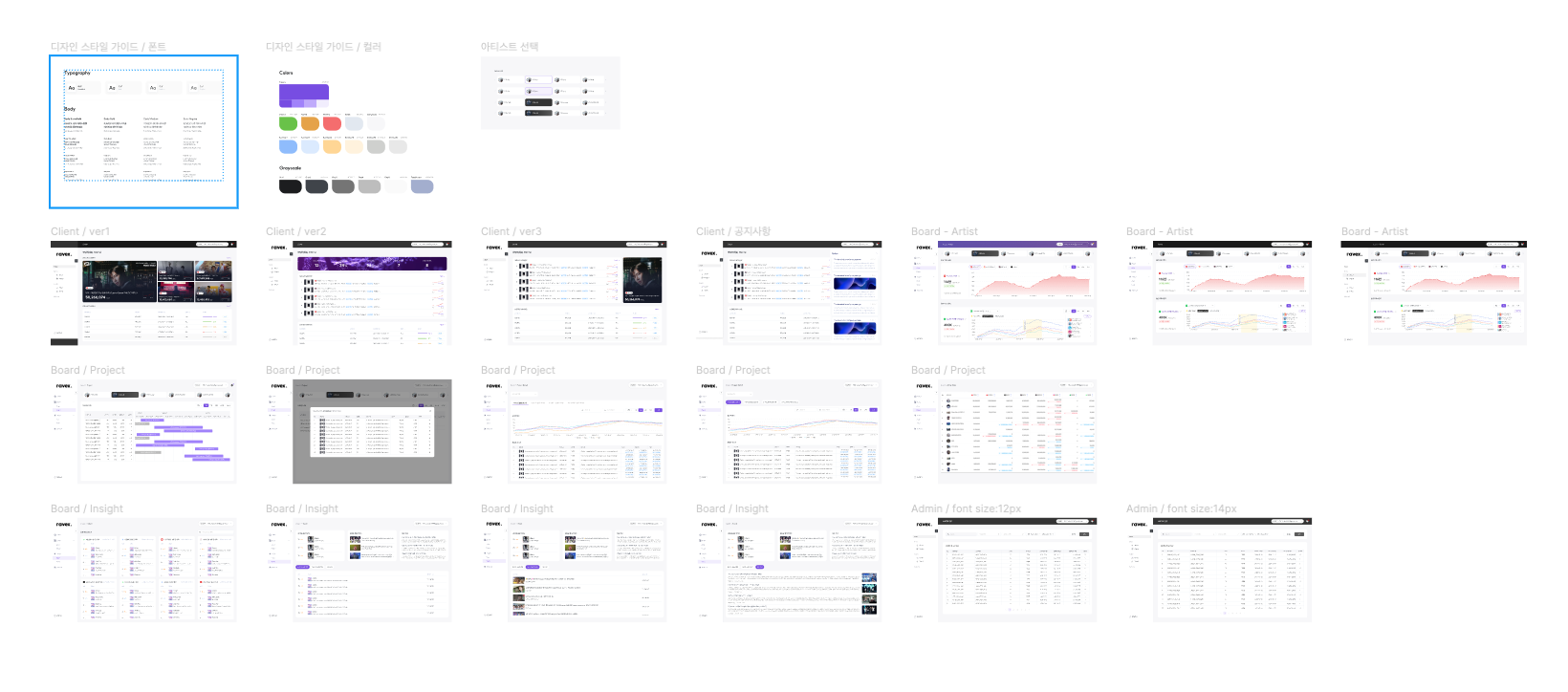 디자인 단계 예시 화면